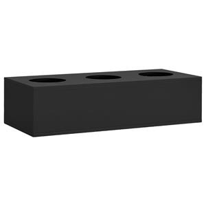 vidaXL Aktenschrank Büroschrank mit Pflanzkasten Anthrazit 90x40x125 cm Stahl