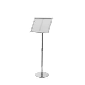 Deflecto SFA3SFS Bodenaufsteller Silber 1 St. (B x H x T) 330 x 1285 x 330mm