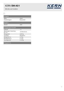 Sauter SW-A01 Microfoon en versterker SW-A01