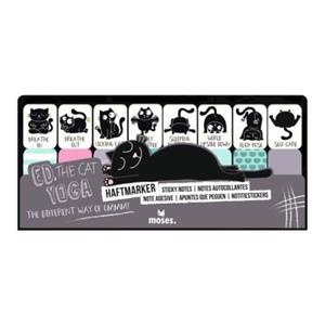 Paagman Ed the cat sticky notes yoga, set van 8