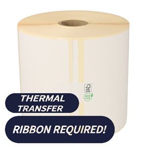 Bixolon 4x  800294-305BIX compatible labels, Eco, 102mm x 76mm, 930 etiketten, 25mm kern, permanent