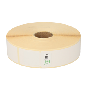Bixolon 4x  3007207BIX compatible labels, Top, 25mm x 76mm, 930 etiketten, 25mm kern, blanco, permanent