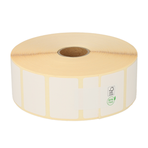 Bixolon 4x  800261-107BIX compatible labels, Top, 38mm x 25mm, 2580 etiketten, 25mm kern, blanco, verwijderbaar