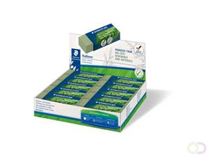 Staedtler gum Eco, olijfgroen, ft 65 x 23 x 13 mm