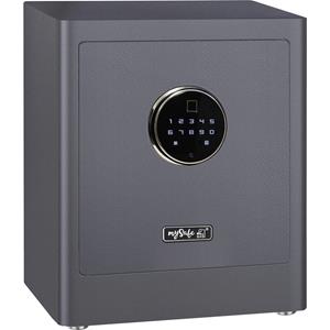 Basi 2020-0000-1200 mySafe Premium 350 Möbeltresor Zahlenschloss, Fingerabdruckschloss Grau