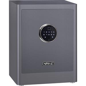 Basi 2020-0001-1200 mySafe Premium 450 Möbeltresor Zahlenschloss, Fingerabdruckschloss Grau