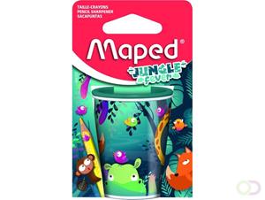 Maped potloodslijper Jungle Fever, 2-gaats, op blister