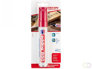 Edding 4-850-1-4002 Permanent marker Rood Watervast: Ja