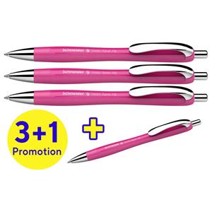 schneiderschreibgeräte Schneider Schreibgeräte 4 stuk(s) Slider Rave XB 132554 Balpen 0.7 mm Kleur inkt: Blauw N/A