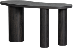 WOOOD Bureau/Sidetable Maan MDF, 150cm - Donkerbruin