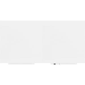 Rocada Whiteboard 6525PRO-DUO (b x h) 200 cm x 100 cm Wit (RAL 9003) Kunststof coating Incl. opbergbakje, Horizontaal- of verticaalformaat
