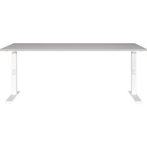 GERMANIA Bureau Downey, mechanisch in hoogte verstelbaar moderne kleurvariaties, breedte 120/140/160/180 cm, made in germany