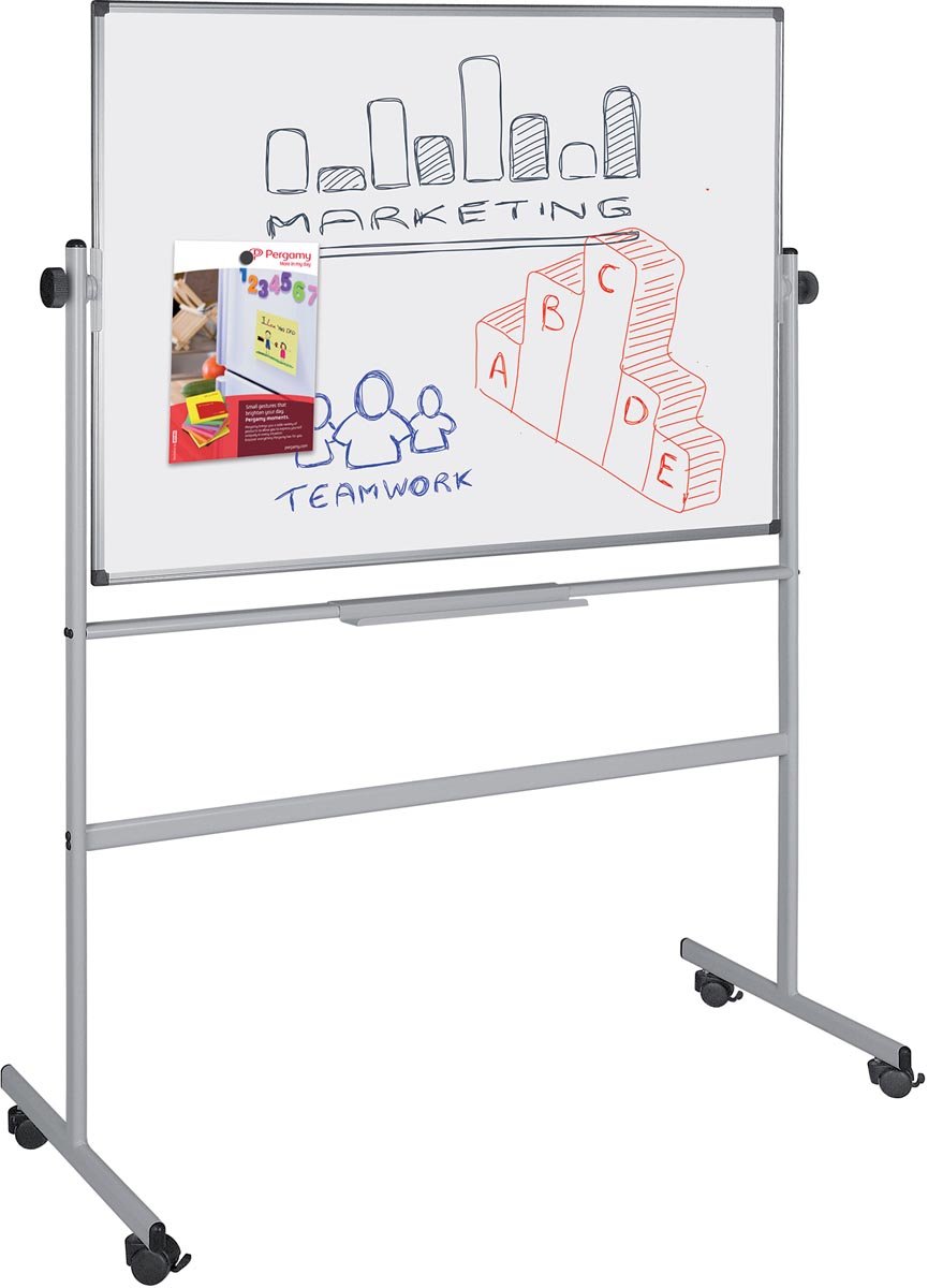 Pergamy Excellence emaille magnetisch kantelbord ft 120 x 90 cm