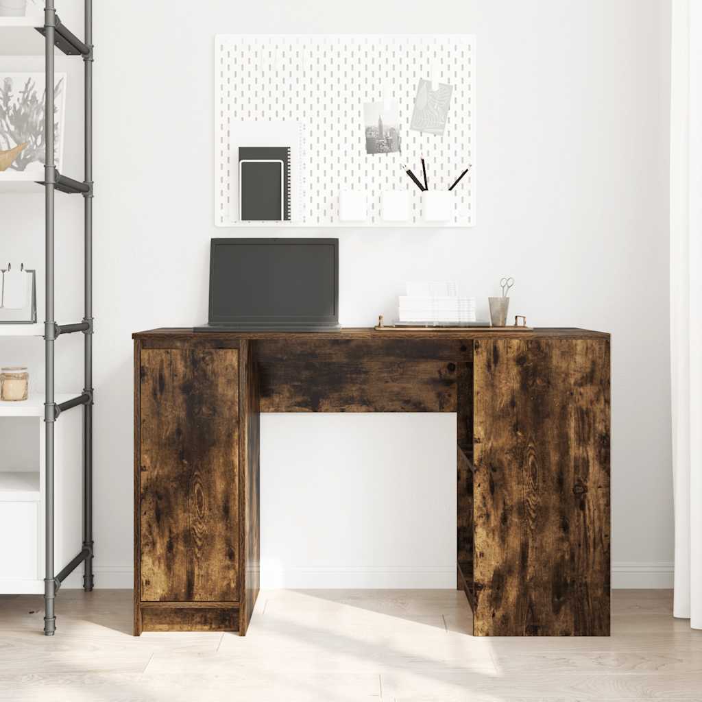 vidaXL Bureau 120x42x76 cm spaanplaat gerookt eikenkleurig