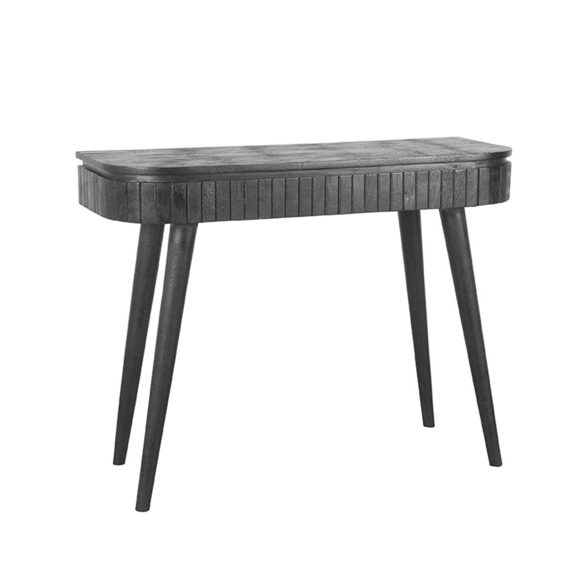 Het Steigerhouthuis LABEL51 Bureau Nils - Zwart - Mangohout - 100 cm