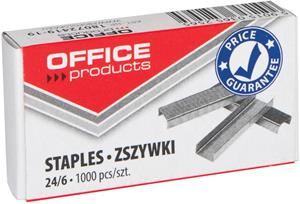 Office Products nietjes 24/6, doos van 1000 stuks