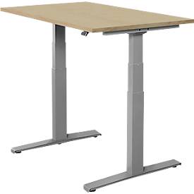 Schäfer Shop Select Schäfer Shop  Select Bureautafel SET UP, T-poot onderstel, elektrisch in hoogte verstelbaar, 1200x800, eiken