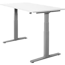 Schäfer Shop Select Schäfer Shop  Select Bureautafel SET UP, T-poot onderstel, elektrisch in hoogte verstelbaar, 1600 x 800, wit