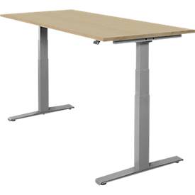 Schäfer Shop Select Schäfer Shop  Select Bureautafel SET UP, T-poot onderstel, elektrisch in hoogte verstelbaar, 1800 x 800, eiken
