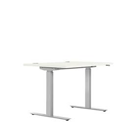 Zit-/stawerkplek, B 1200 mm, wit