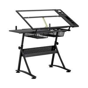 Fromm & Starck Tekentafel - 120 x 60 x 90 cm - kantelbaar - glazen blad