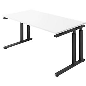 Schäfer Shop Select Schäfer Shop  Select Bureautafel SET UP, C-poot onderstel, 1600 x 800, wit/grafiet