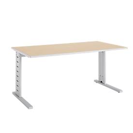 Schäfer Shop Select Schäfer Shop  Select Bureautafel Moxxo IQ, rechthoek, C-poot, B 1800 x D 800 x H 735 mm, esdoornpatroon