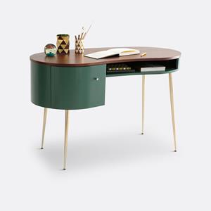 LA REDOUTE INTERIEURS vintage bureau met laagje notelaar, Topim
