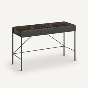 AM.PM Bureau console, plateau in amber marmer, Fébée