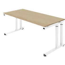 Schäfer Shop Select Schäfer Shop  Select Bureautafel SET UP, C-poot onderstel, 1800 x 800, eik/wit