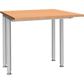 Schäfer Shop Genius Schäfer Shop  Genius Bureautafel MODENA FLEX, breedte 800 mm, aan beide zijden ingekort, beuken