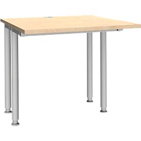 Schäfer Shop Genius Schäfer Shop  Genius Bureautafel MODENA FLEX, breedte 800 mm, aan beide zijden ingekort, esdoorn