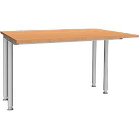 Schäfer Shop Genius Schäfer Shop  Genius Bureautafel MODENA FLEX, breedte 1200 mm, aan beide zijden ingekort, beuken