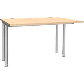 Schäfer Shop Genius Schäfer Shop  Genius Bureautafel MODENA FLEX, breedte 1200 mm, aan beide zijden ingekort, esdoorn