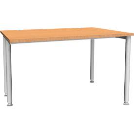 Schäfer Shop Genius Schäfer Shop  Genius Bureautafel MODENA FLEX, breedte 1200 mm, aan een zijde ingekort, beuken