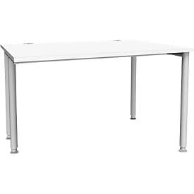Schäfer Shop Genius Schäfer Shop  Genius Bureautafel MODENA FLEX, breedte 1200 mm, aan een zijde ingekort, wit