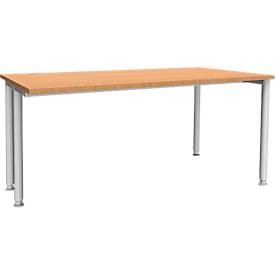 Schäfer Shop Genius Schäfer Shop  Genius Bureautafel MODENA FLEX, breedte 1600 mm, aan een zijde ingekort, beuken