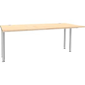 Schäfer Shop Genius Schäfer Shop  Genius Bureautafel MODENA FLEX, breedte 1800 mm, aan beide zijden ingekort, esdoorn