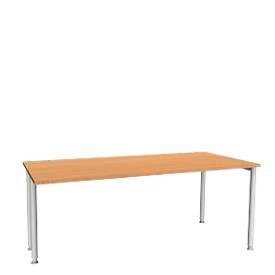 Schäfer Shop Genius Schäfer Shop  Genius Bureautafel MODENA FLEX, breedte 1800 mm, aan een zijde ingekort, beuken
