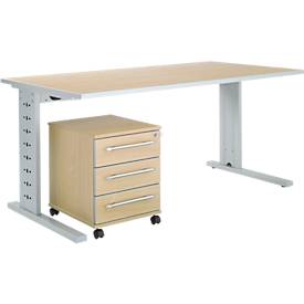 Schäfer Shop Select Schäfer Shop  Select Kantoormeubelset 2-dlg Moxxo IQ bureautafel B 1600 x D 800 mm, C-poot