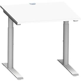 Schäfer Shop Genius MODENA FLEX bureau, 800 x 800 mm, wit