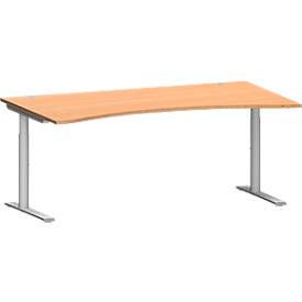Schäfer Shop Genius Schäfer Shop  Genius Bureautafel MODENA FLEX, met cockpitblad, beuken