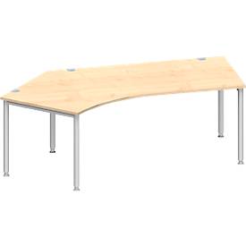 Schäfer Shop Genius Schäfer Shop  Genius Hoekbureautafel MODENA FLEX 135°, aanbouw links, esdoorn
