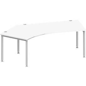 Schäfer Shop Genius Schäfer Shop  Genius Hoekbureautafel MODENA FLEX 135°, aanbouw links, wit