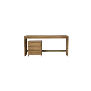Tikamoon  Eden - Bureau van massief teak met opbergkastje