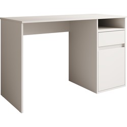 Meubella Bureau Babot - Wit 1 - 120 cm
