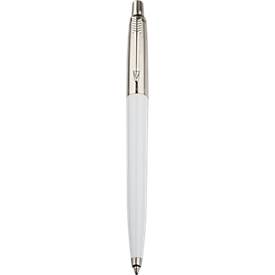 Parker drukbalpen Jotter, wit/chroom
