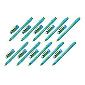 Schneider Balpen Slider Memo, groen, 10 stuks