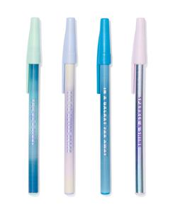 HEMA Balpennen Universum Quote - 4 Stuks
