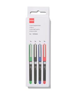 HEMA Rollerbalpennen 0.5 Mm - 4 Stuks